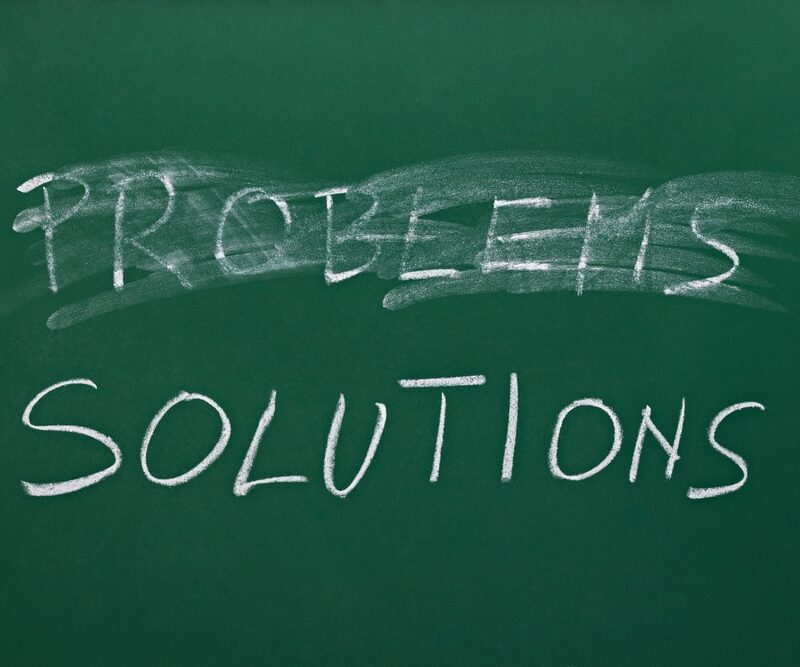Solutions Chalkboard Image