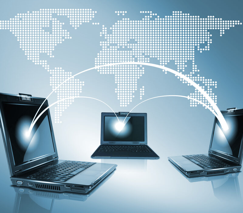 computers connected across distance