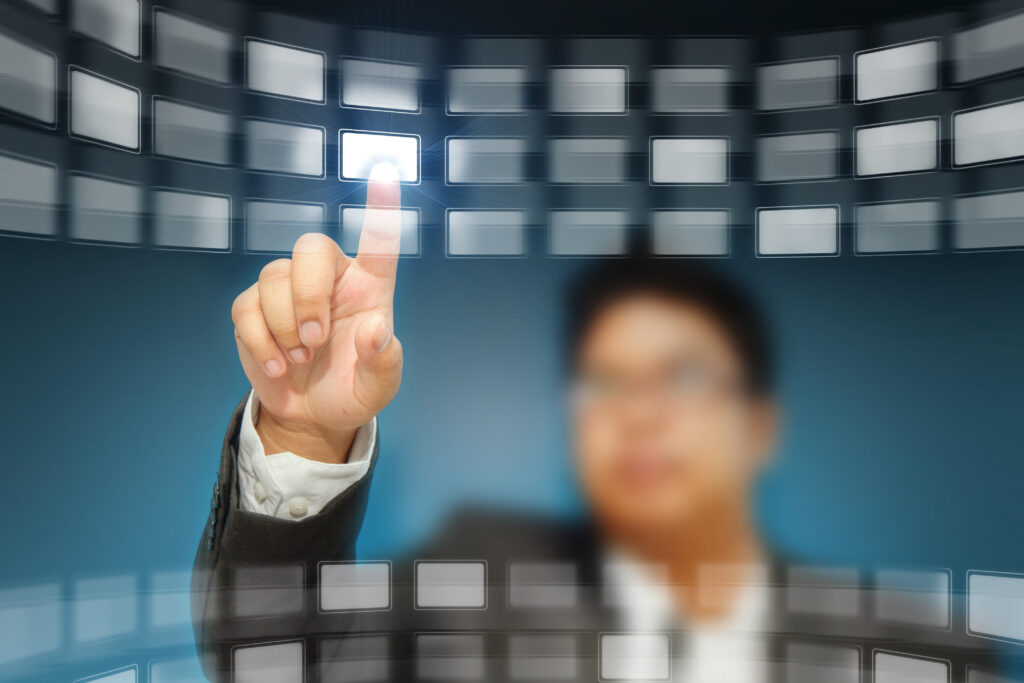 Moving A Touch Screen Interface